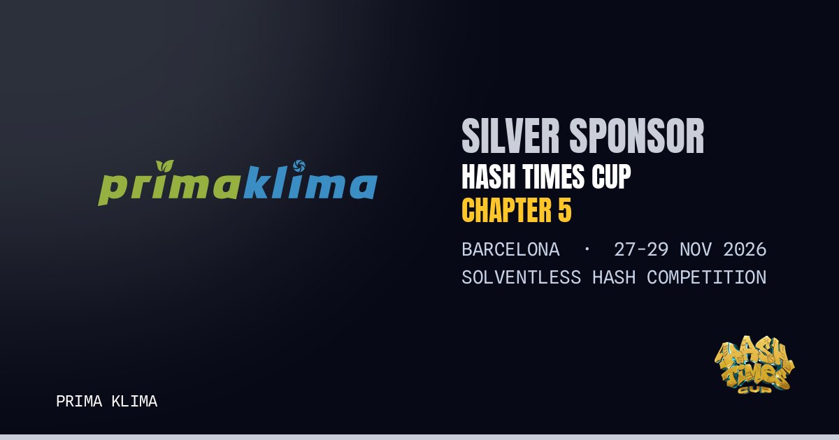 Prima Klima, Official Silver Sponsor of Hash Times Cup Chapter 5